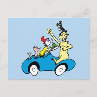 Carte Postale Les personnages de Dr. Seuss Les œufs verts au jam