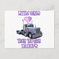 Les Petites Filles Aiment Leurs Dads Trucker