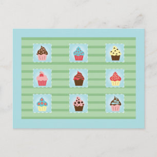Carte Postale Les petits gâteaux charmants