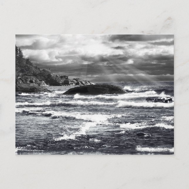 Carte Postale Les phares du lac Supérieur (Devant)