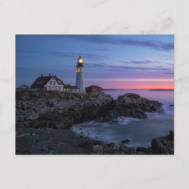 Carte Postale Les phares | Phare du Cap Elizabeth Maine (Devant)
