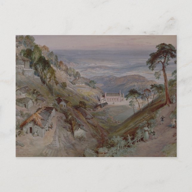 Carte Postale Les Plaines, Église Landour, Mussoorie, 1884 (Devant)