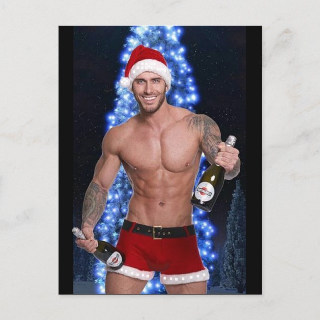 Carte Postale Les plus beaux mecs de la planète ! L'heure de l'é (Devant)