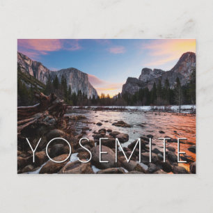 Carte Postale Les Portes de la Vallée de Yosemite