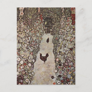 Carte Postale Les poulets de Klimt