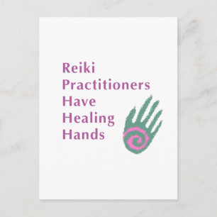 Carte Postale Les Praticiens Du Reiki Ont Des Mains De Guérison