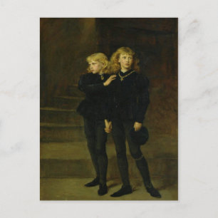 Carte Postale Les Princes dans la tour