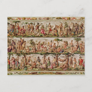 Carte Postale Les principaux peuples des Amériques, c.1798-99
