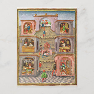 Carte Postale Les professions