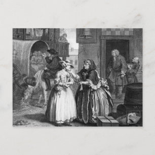 Carte Postale Les progrès d'A Harlot