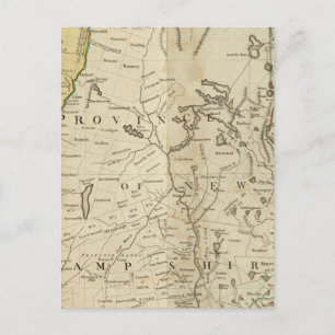 Carte Postale Les provinces de la baie du Massachusetts