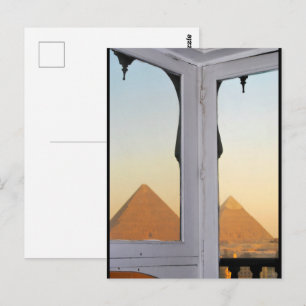 Carte Postale Les Pyramides De Giza Depuis L'hôtel Pyramisa