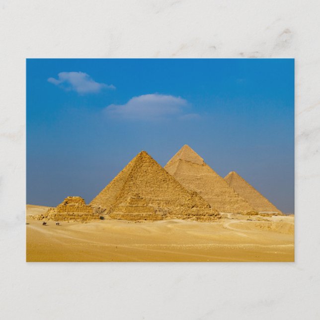 Carte Postale Les Pyramides de Gizeh Post (Devant)