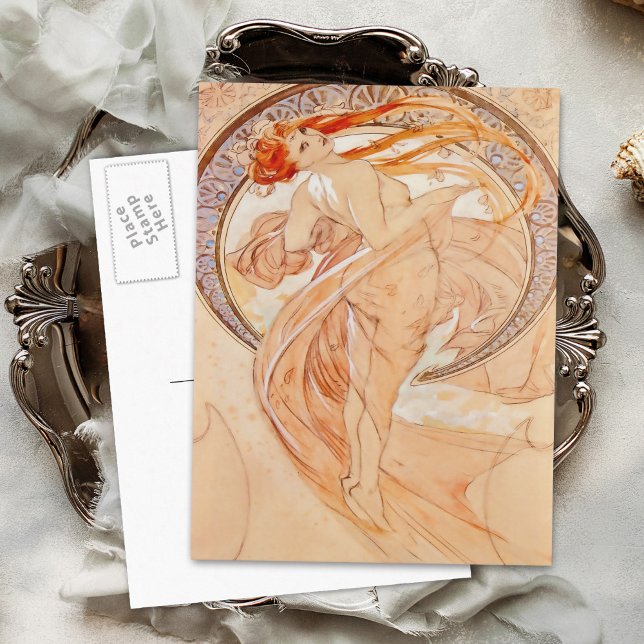 Carte Postale Les Quatre Arts - Danse, Art Nouveau (Créateur téléchargé)