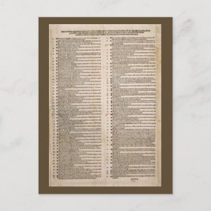 Carte Postale Les Quatre-vingt-quinze thèmes (Martin Luther)