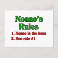 Les règles de Nonno (grand-père italien)