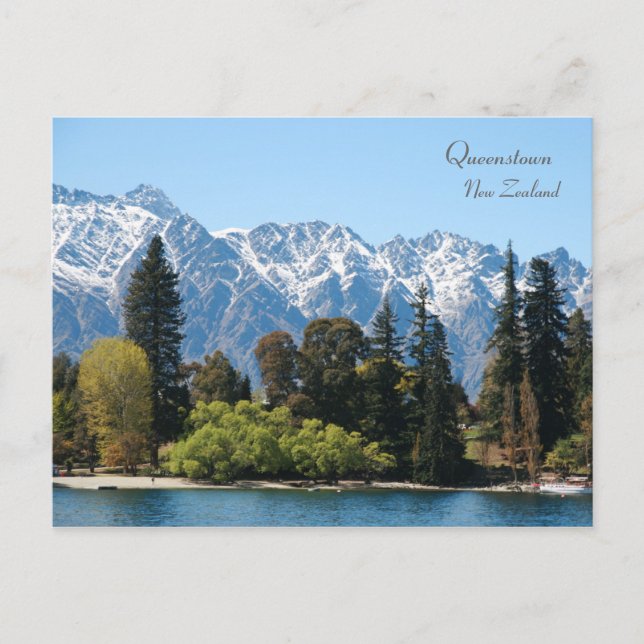 Carte Postale Les Remarkables, Queenstown, Nouvelle-Zélande (Devant)