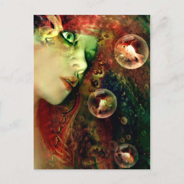 Carte Postale Les rêves des profonds (Devant)