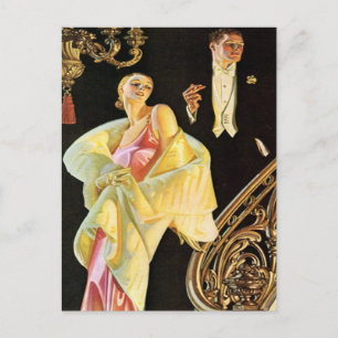 Carte Postale Les riches invités du parti