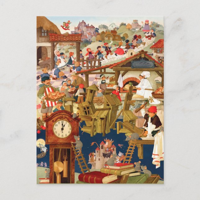 Carte Postale Les rimes préférées de la Nursery (Devant)