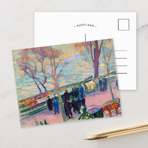 Carte Postale Les rives de la Seine   Magnus Enckell