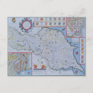 Carte Postale Les rives nord et est du Yorkshire