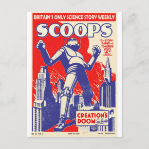 Carte Postale Les robots britanniques arrivent !