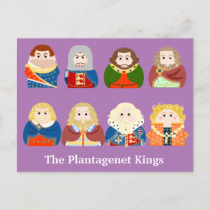 Carte Postale Les rois Plantagenet