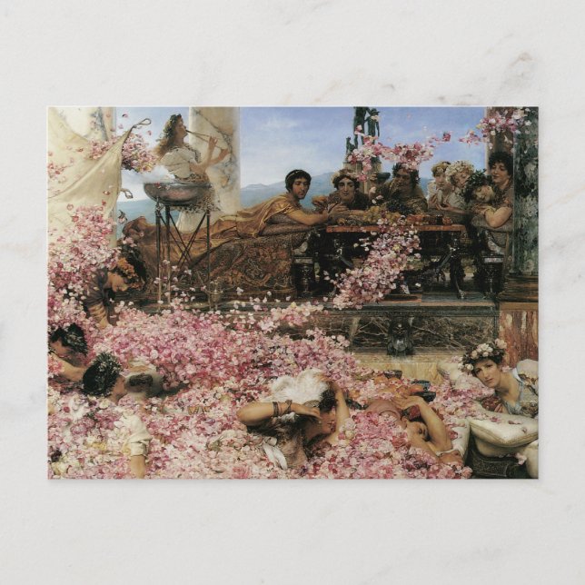 Carte Postale Les Roses de Heliogabalus, 1888 (Devant)