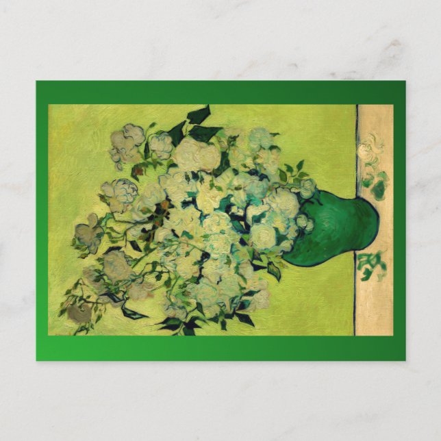 Carte Postale Les Roses de Vincent Van Gogh (Devant)