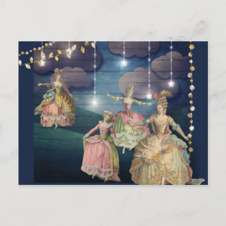 Carte Postale Les Royals français dansent sous les lumières scin