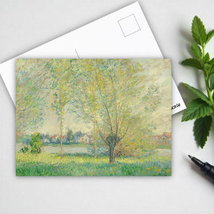 Carte Postale Les saules de Claude Monet