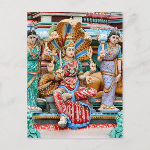 Carte Postale Les sculptures de temples