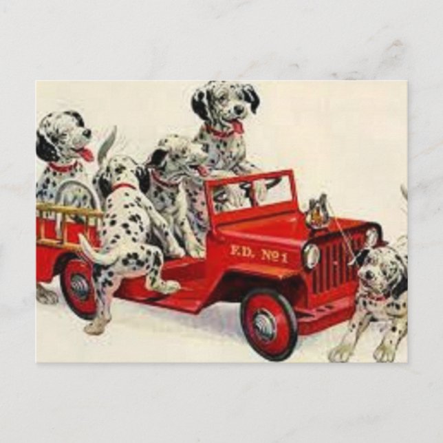 Carte Postale Les secours sont en route ! (Devant)