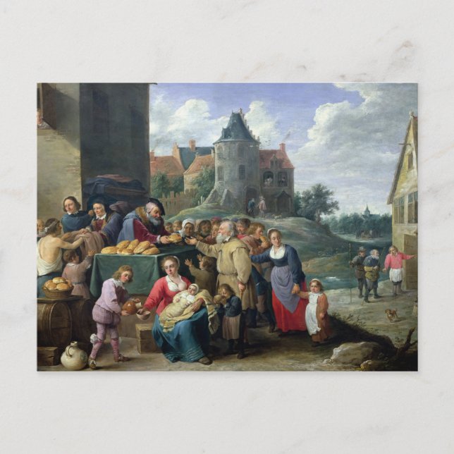 Carte Postale Les sept actes de miséricorde (Devant)