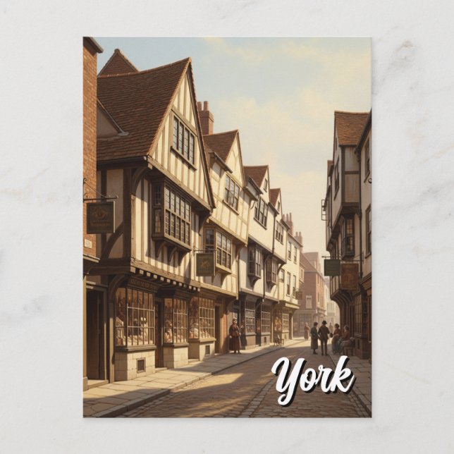 Carte Postale Les Shambles en Angleterre (Devant)
