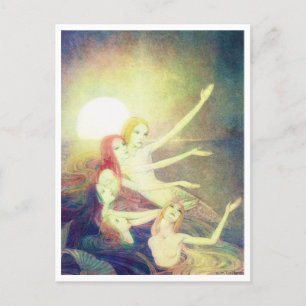 Carte Postale Les soeurs de la petite sirène par Dorothy Lathrop