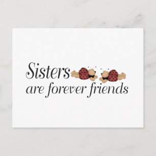 Carte Postale Les soeurs sont pour toujours des amis