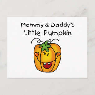 Carte Postale Les t-shirts et cadeaux Citrouilles de maman et pa