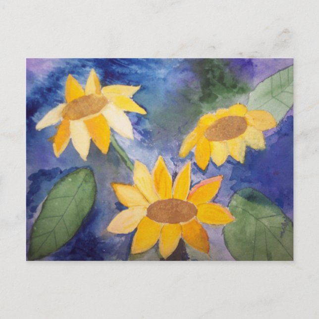 Carte Postale Les tournesols (Devant)