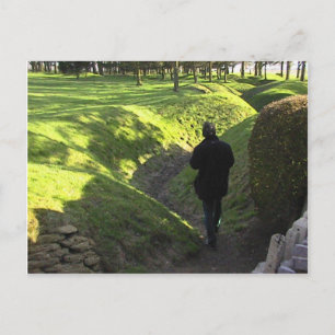 Carte Postale Les tranchées alliées au parc de Terre-Neuve dans 