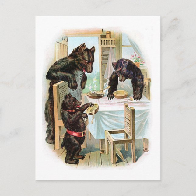 Carte Postale Les Trois Ours (Devant)