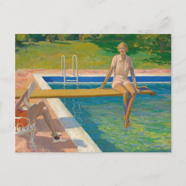 Carte Postale Les Viscountess Castlerosse | Sir John Lavery (Devant)