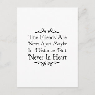 Carte Postale Les Vrais Amis Ne Sont Jamais Disparus