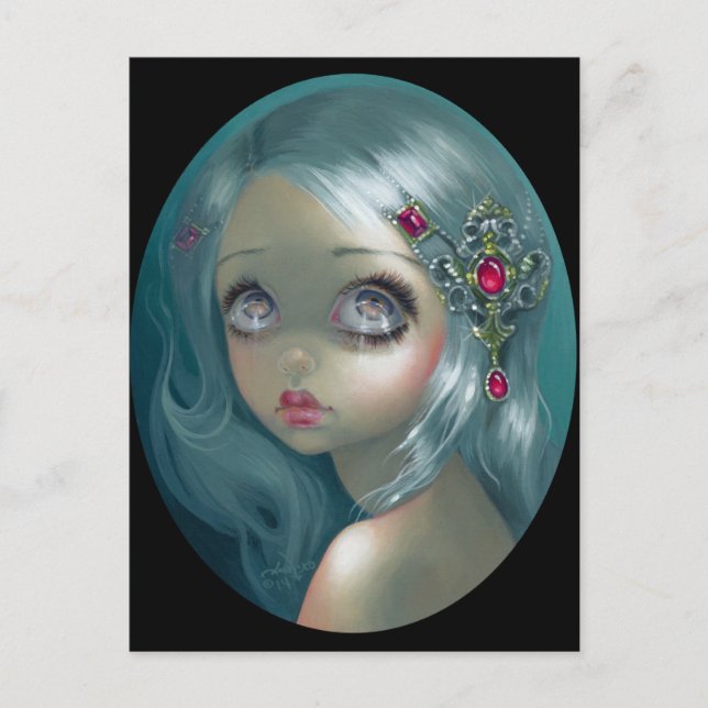 Carte postale "Les yeux au ciel" (Devant)