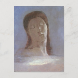 Carte Postale Les yeux fermés, 1890