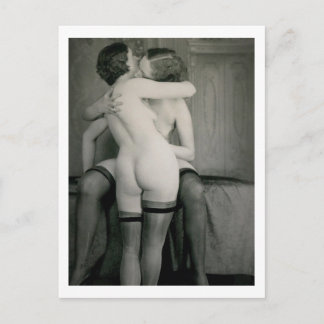 Carte Postale Lesbienne, Amour et Romance, Vintage
