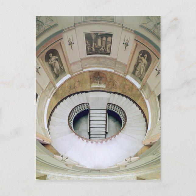 Carte Postale L'escalier, construit vers 1776 (Devant)