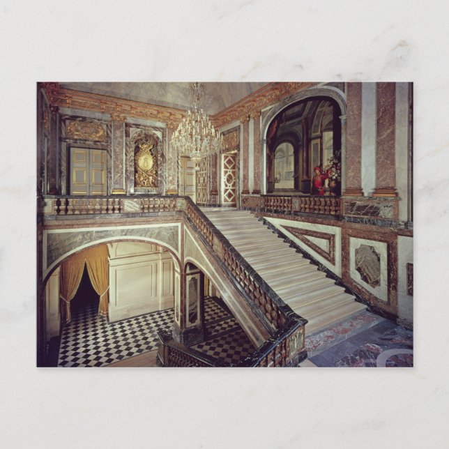 Carte Postale L'escalier de la Reine, vers 1679 (Devant)