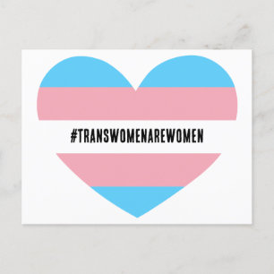 Carte Postale #LESFEMMESTRANSIDENTITAIRESSONTFEMMES Cœur